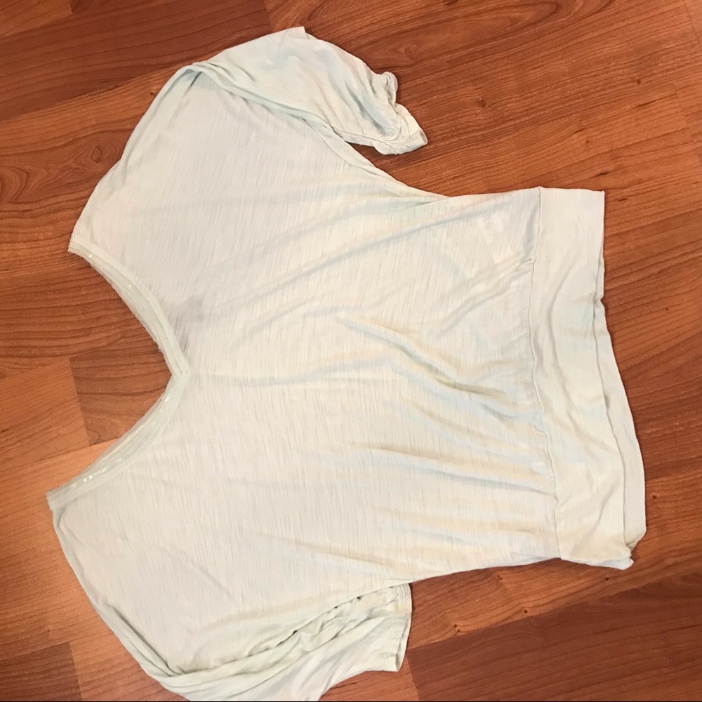 White House Black Market Pale Teal Dolman - XS